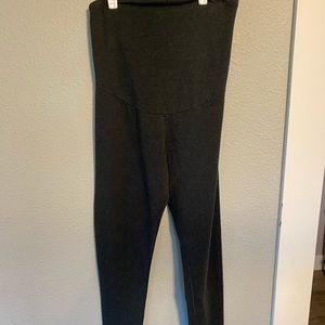 Maternity bundle leggings, size L, two gray and one black